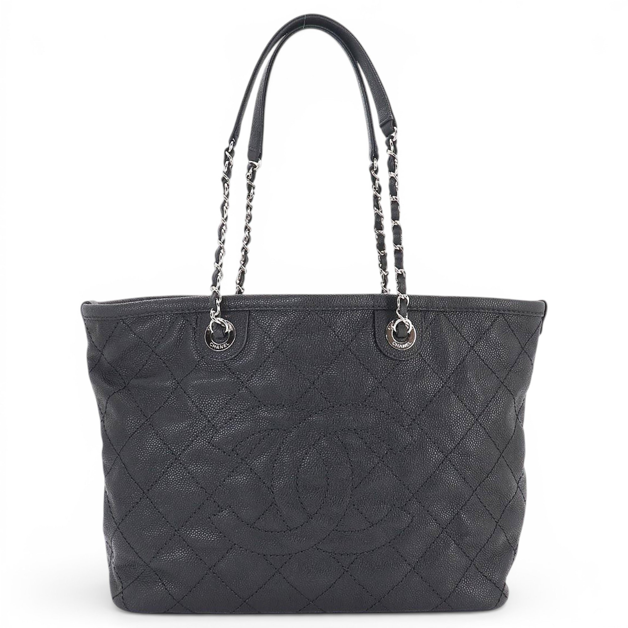Leather tote