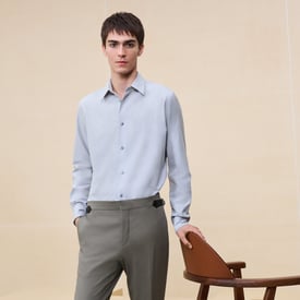 "Cheval Punk Jacquard" fitted shirt