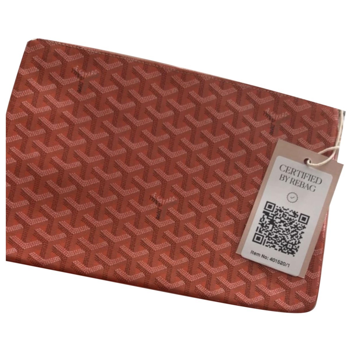 Sénat leather clutch bag