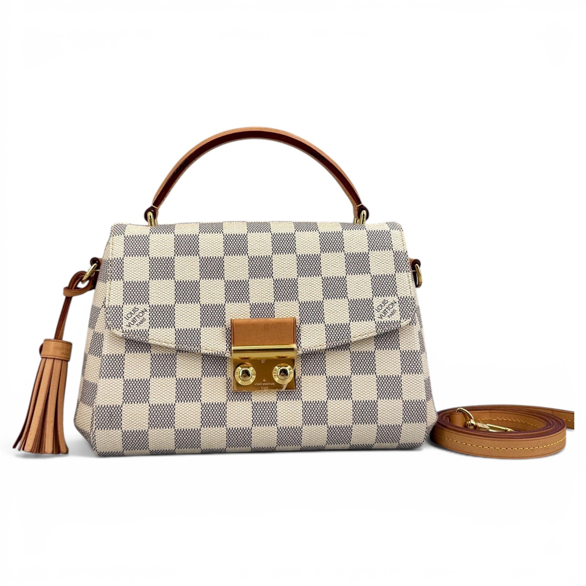 Croisette leather crossbody bag