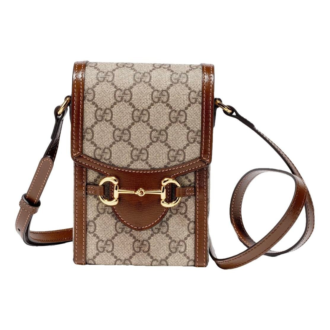 Horsebit 1955 Vertical cloth crossbody bag