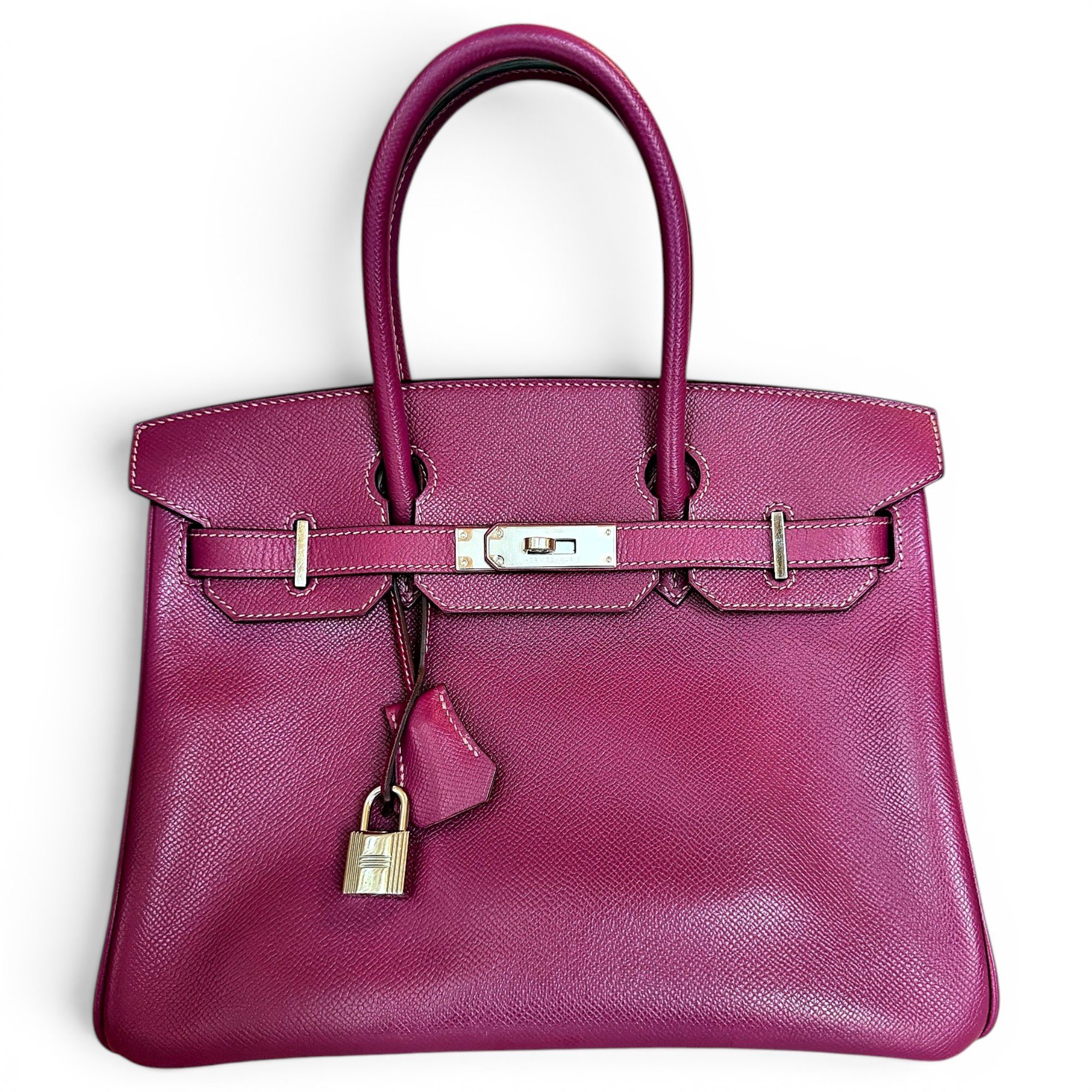 Birkin 30 leather handbag