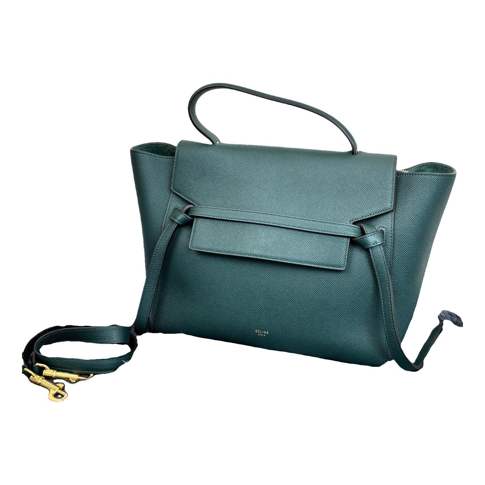 Belt leather handbag