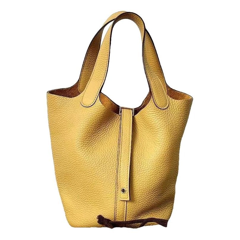 Picotin leather handbag