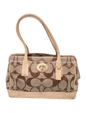 Coach Canvas Shoulder Bag