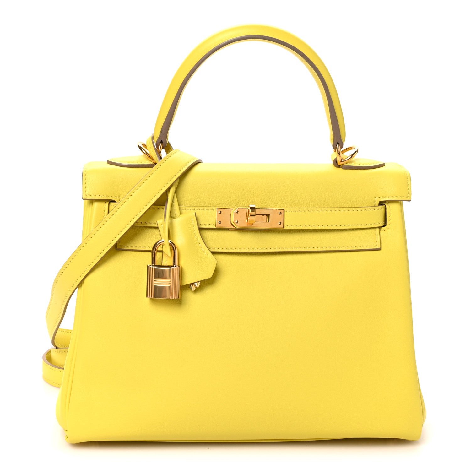 Hermes Swift Kelly Retourne 25 Lime