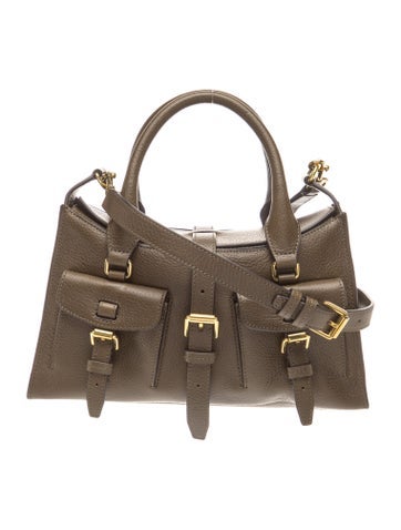 Leather Top Handle Bag