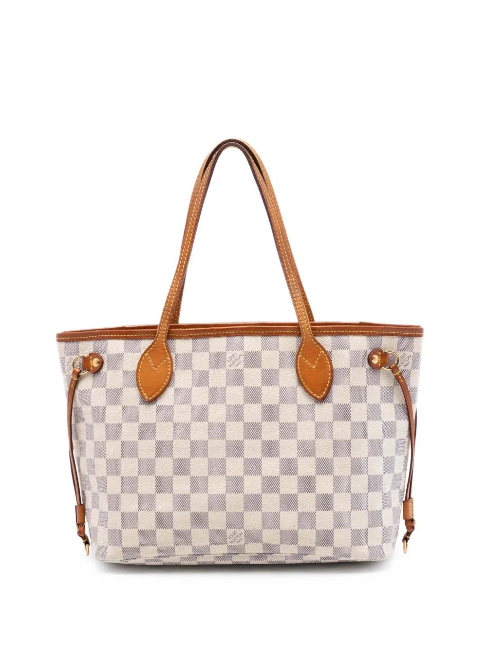 2014 Damier Azur Neverfull PM tote bag