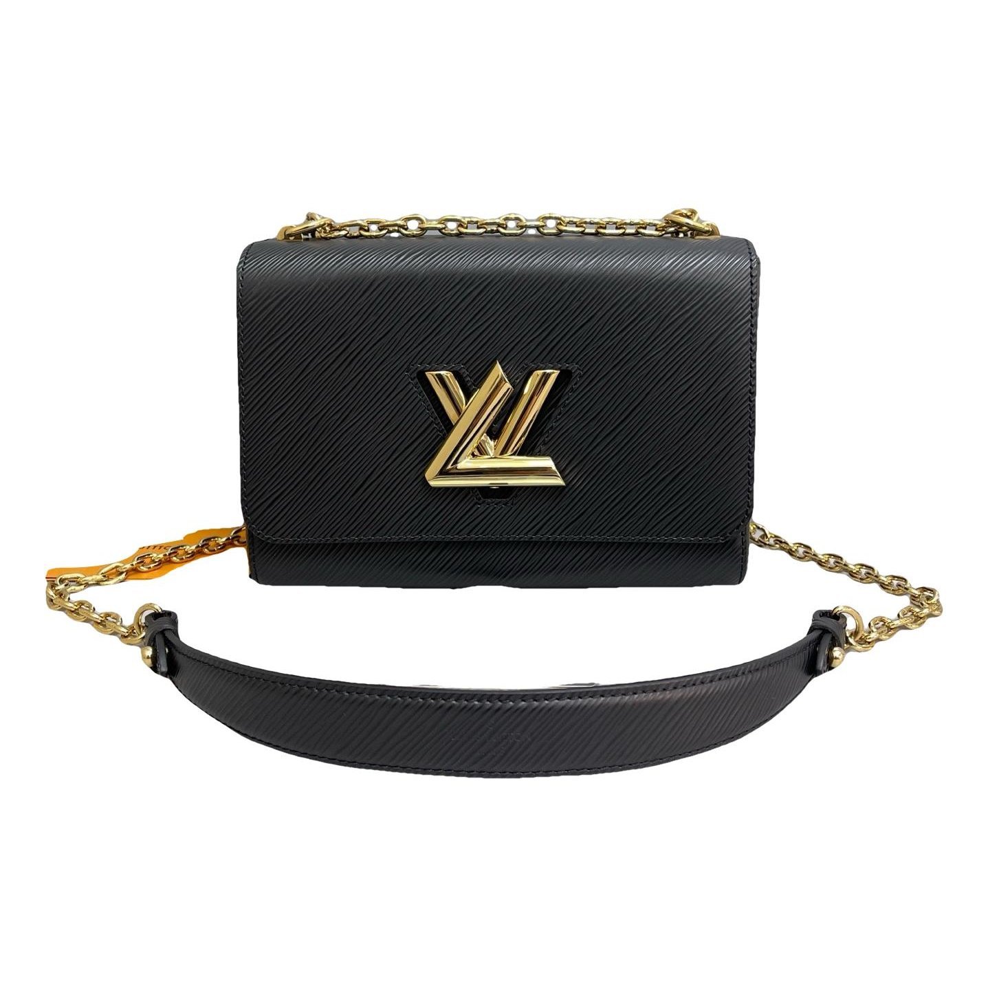 Twist leather handbag