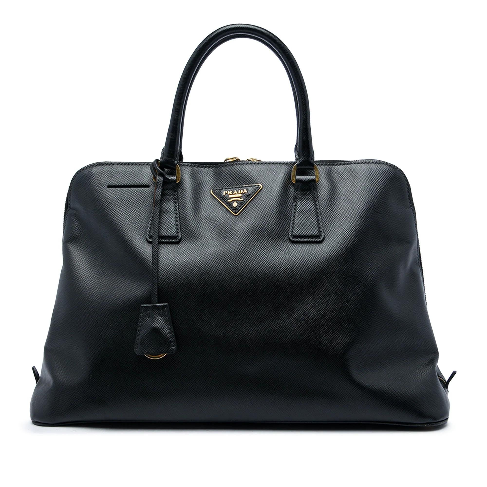 Promenade leather handbag