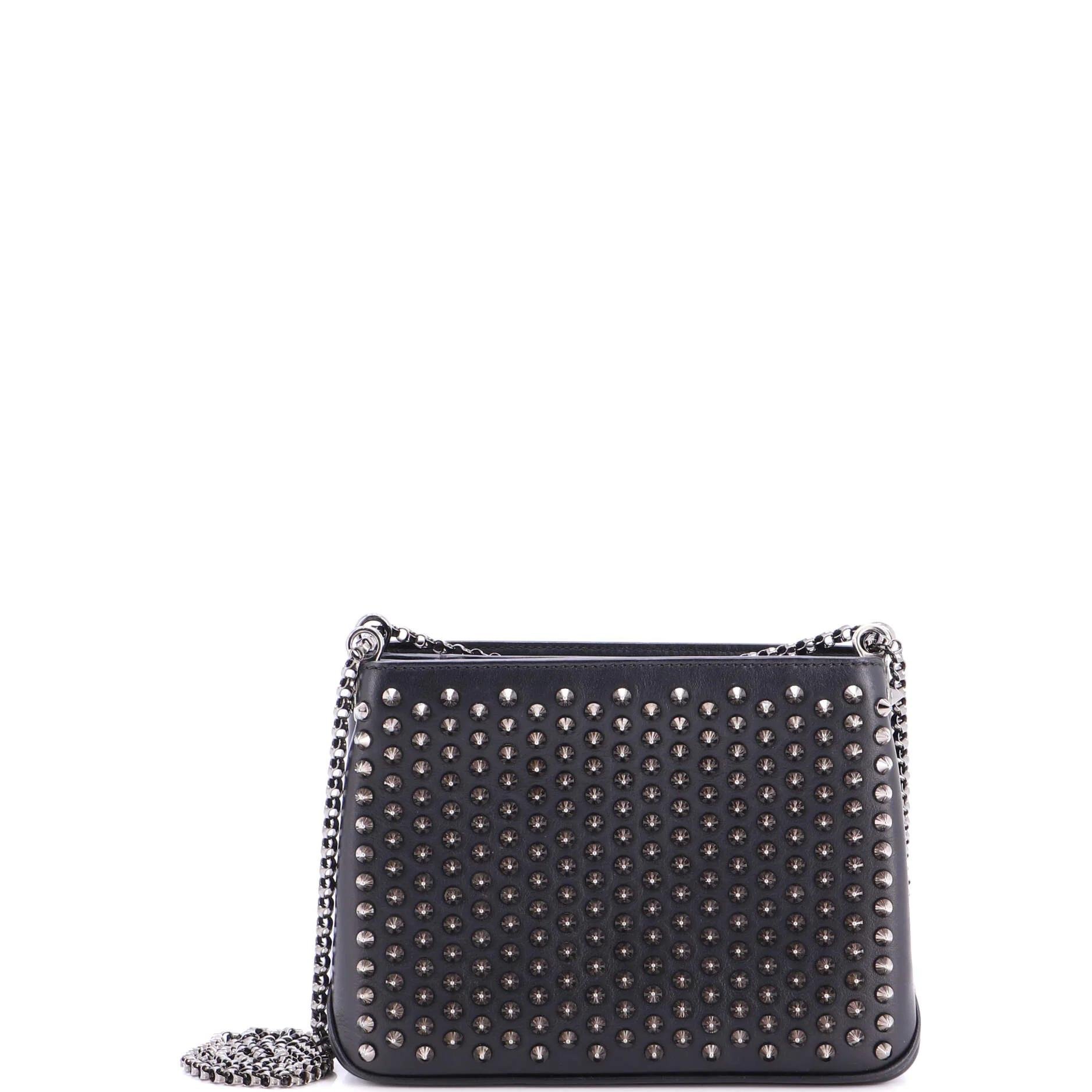 Leather crossbody bag