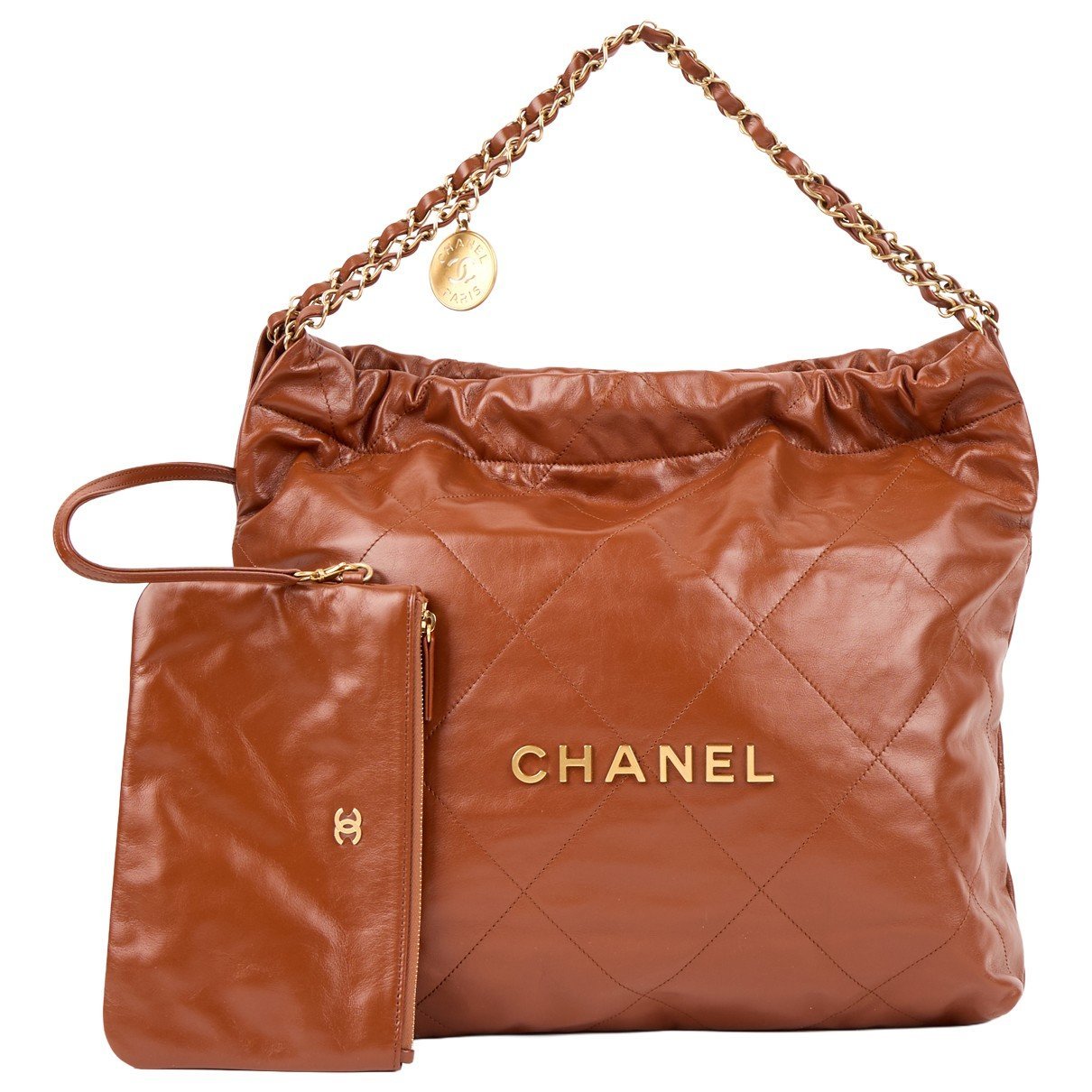 Chanel 22 leather tote