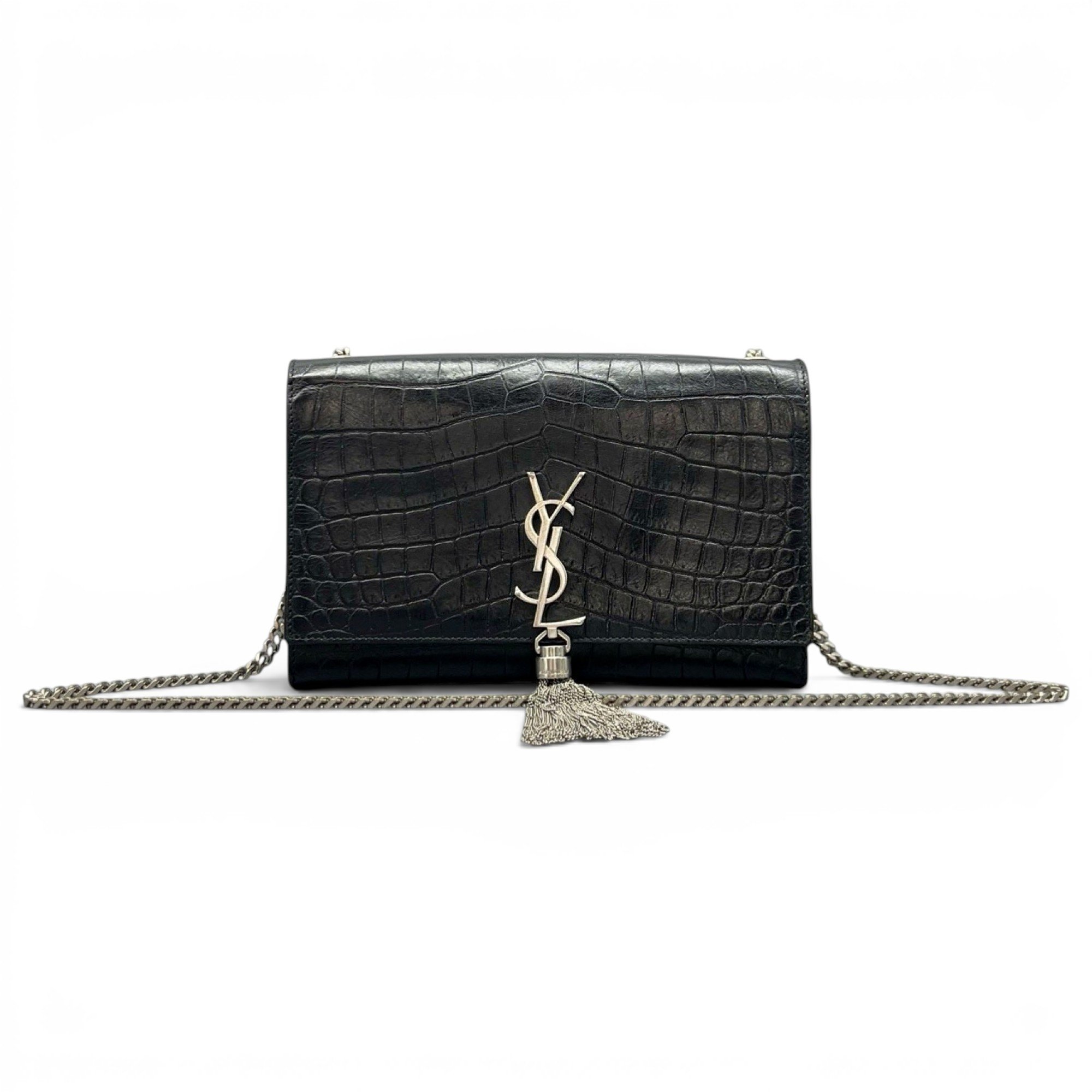 Pompom Kate leather handbag