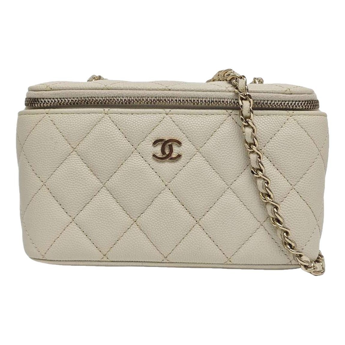 Trendy CC Vanity leather handbag
