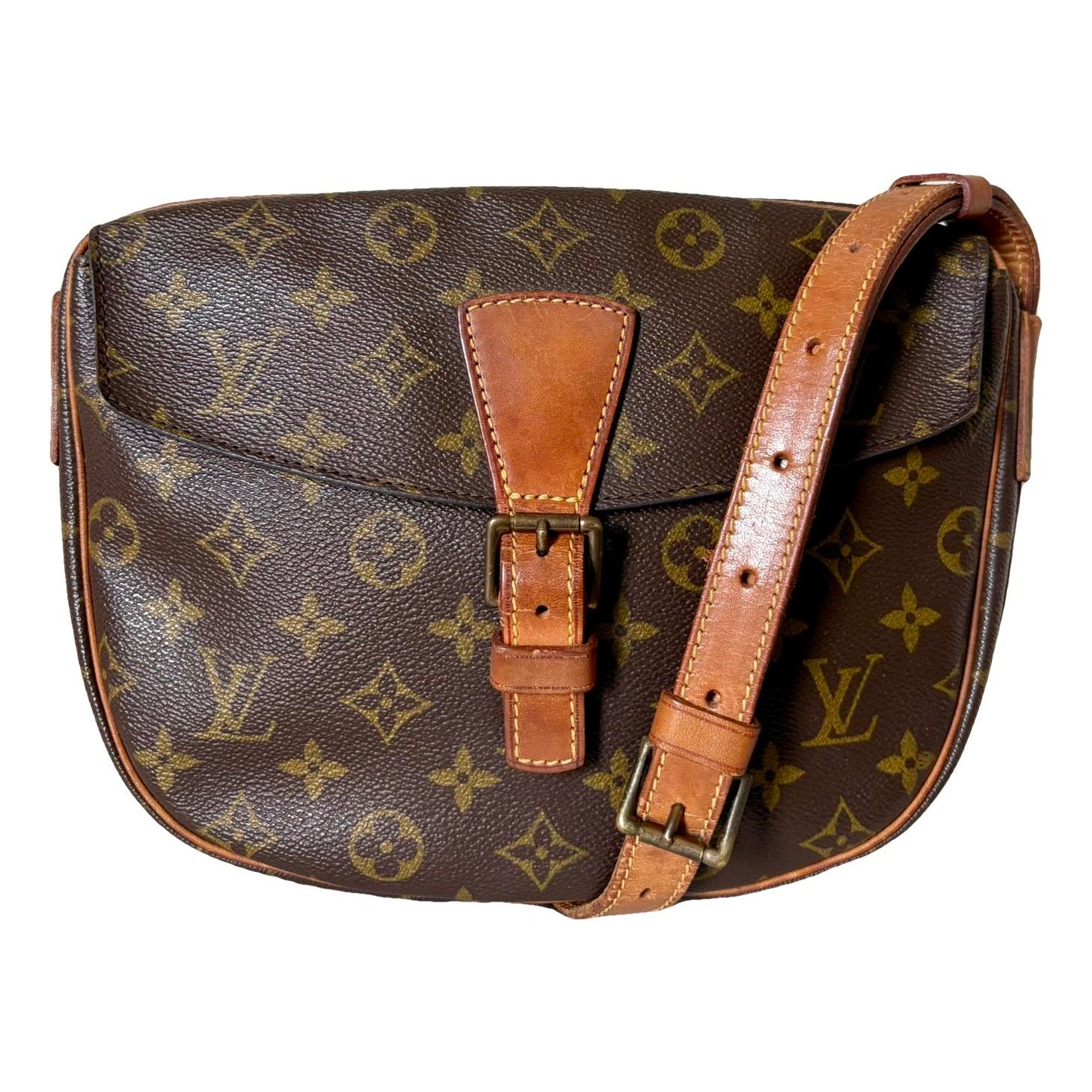 Jeune fille leather crossbody bag