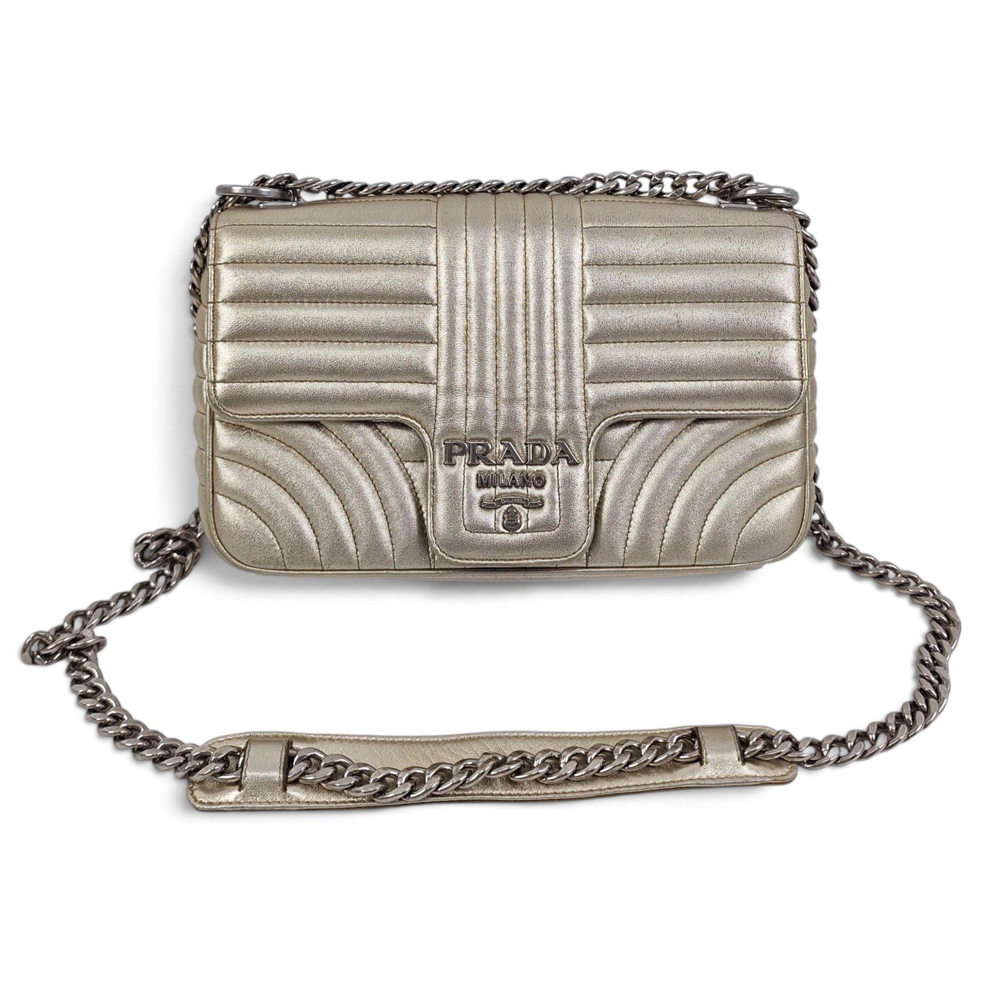 Diagramme leather crossbody bag