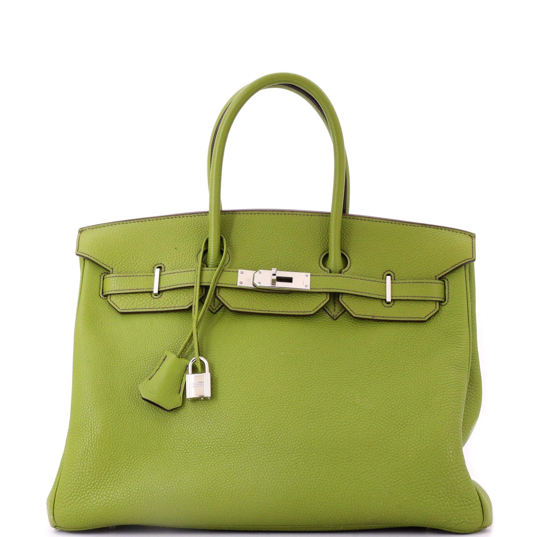Hermes Birkin 35 Handbag Togo Leather 2004