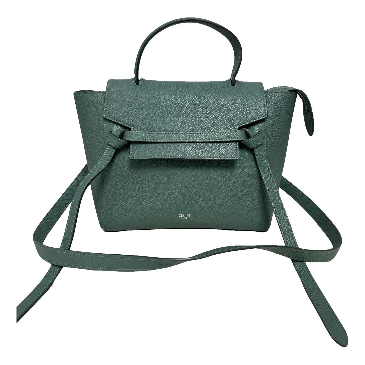 Belt leather handbag