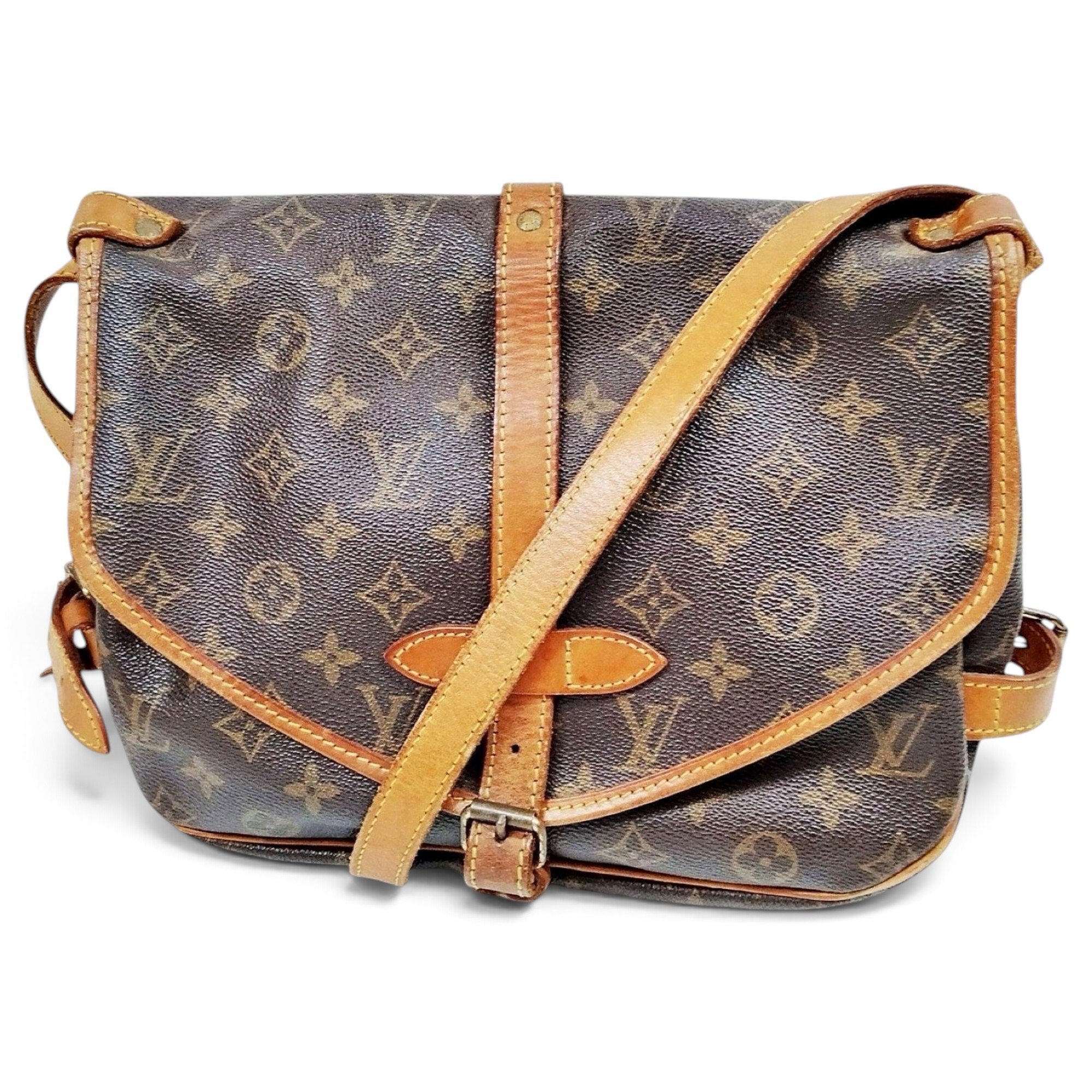 Saumur leather crossbody bag