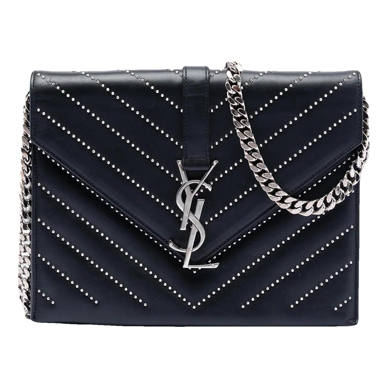 Envelope leather crossbody bag