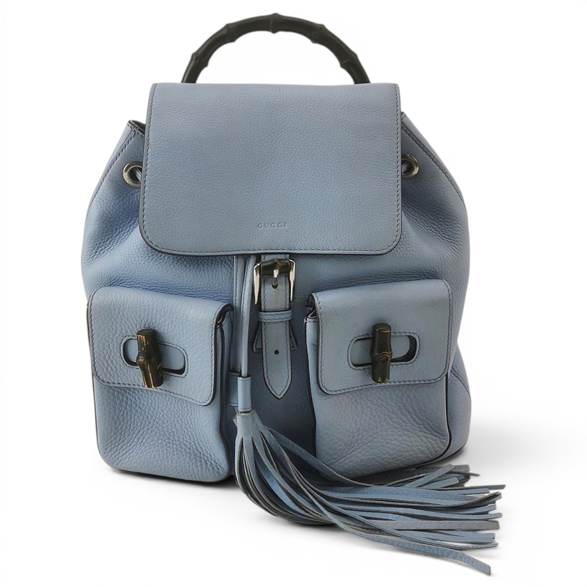 Bamboo leather handbag