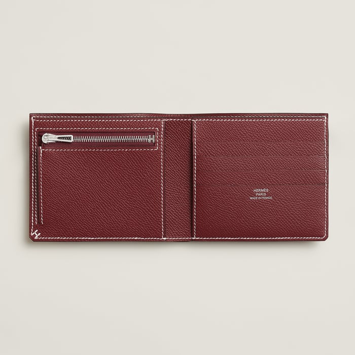 Rouge H H Sellier Compact Wallet