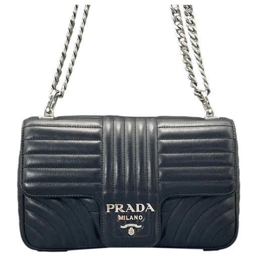 Diagramme leather handbag