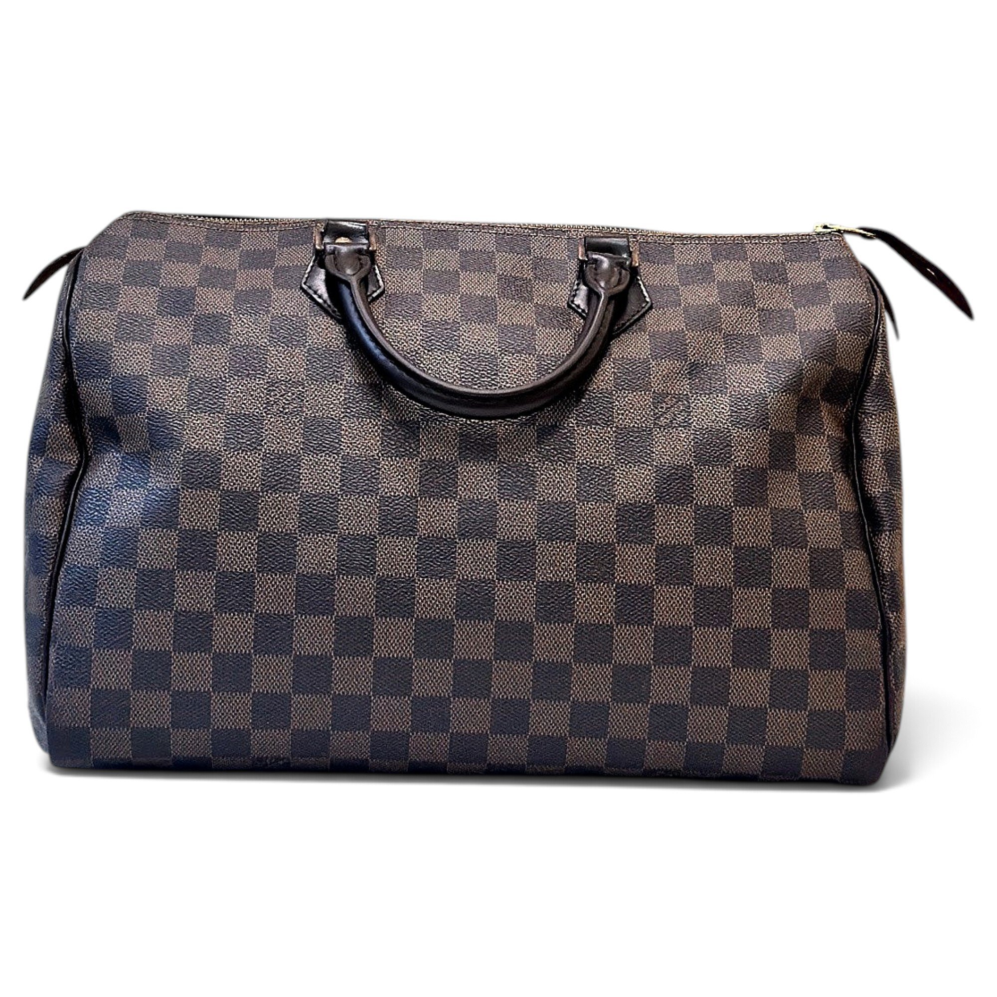 Speedy leather handbag