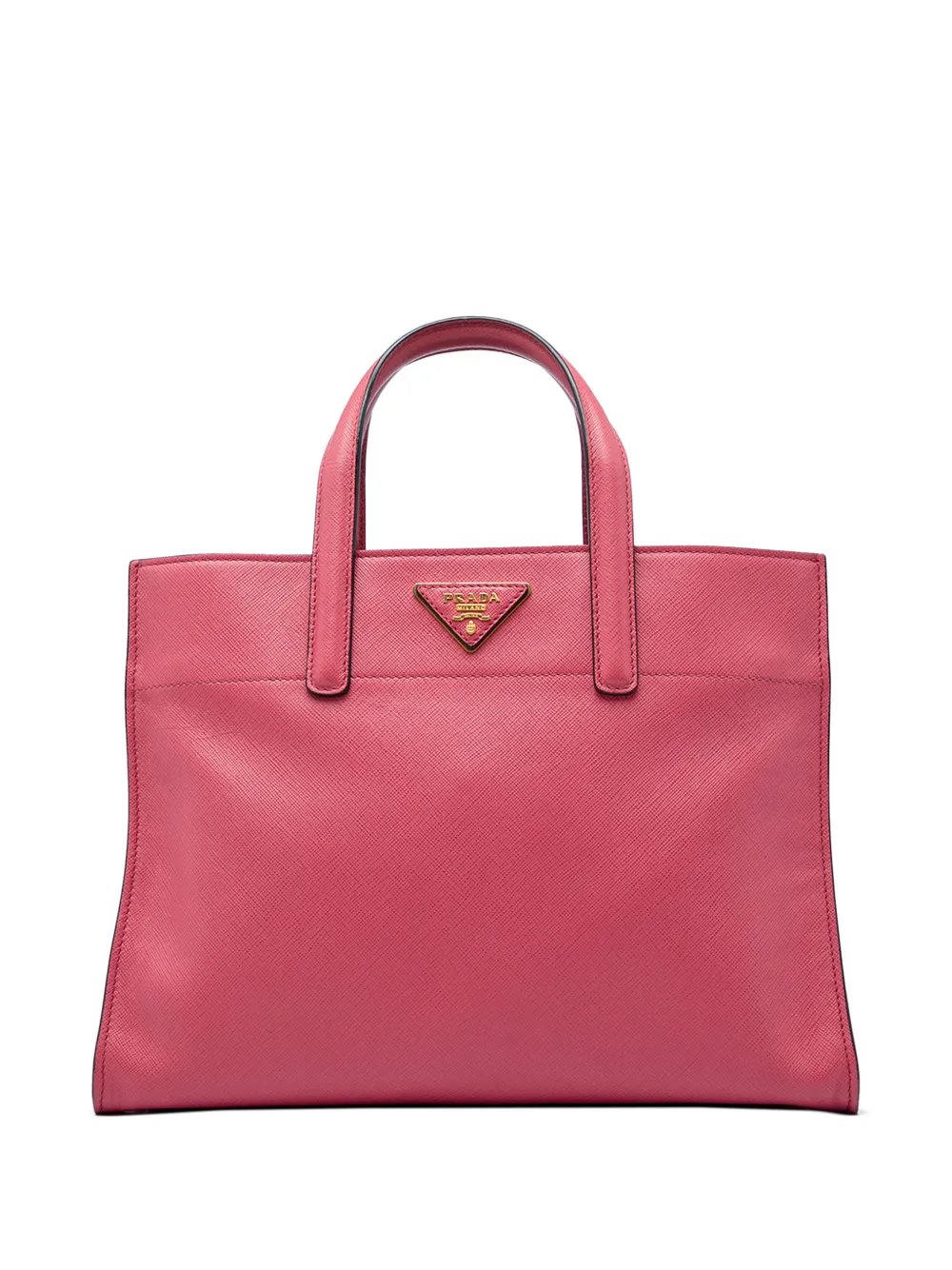 2013-2026 Saffiano Soft Triple Pocket Tote satchel