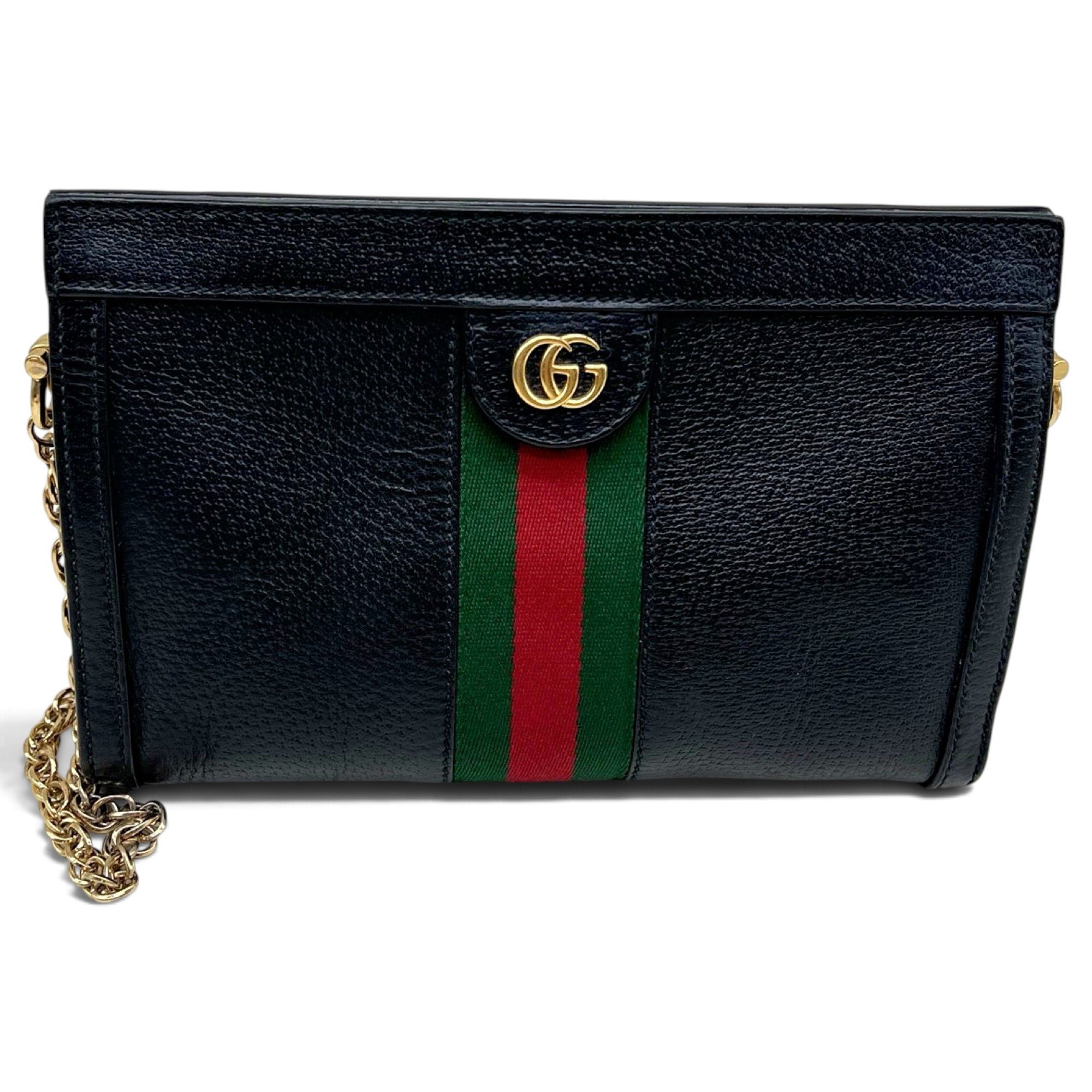 Ophidia Chain leather crossbody bag