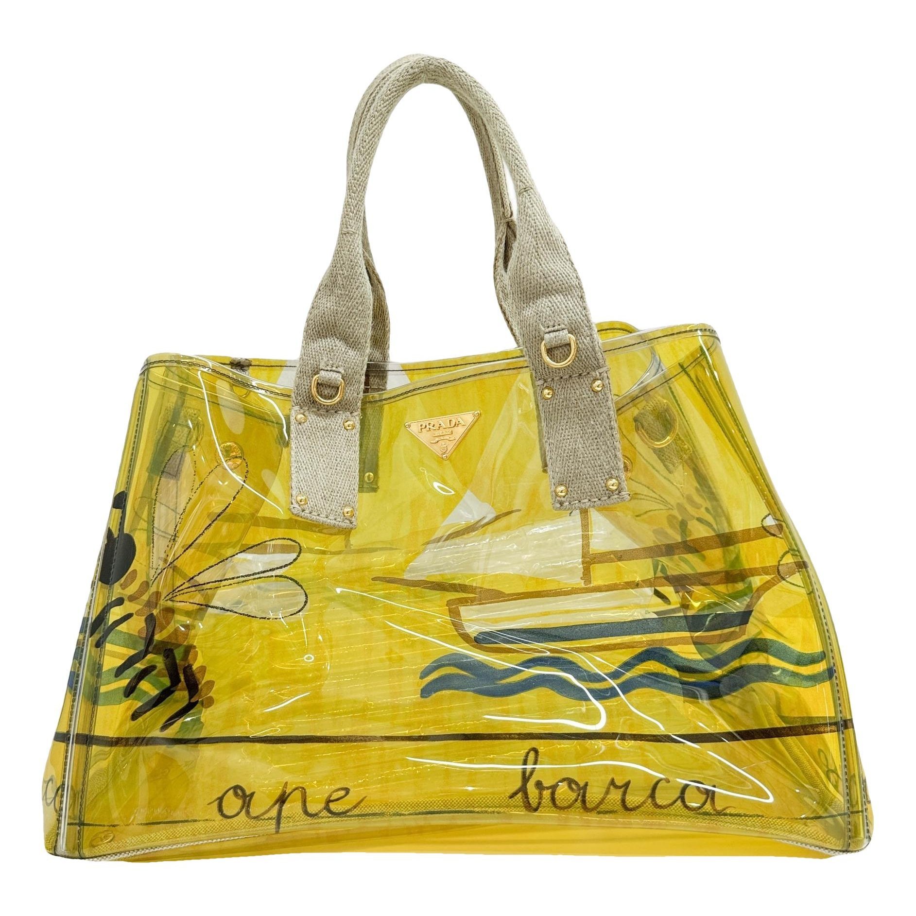 Plexi Bag vinyl handbag