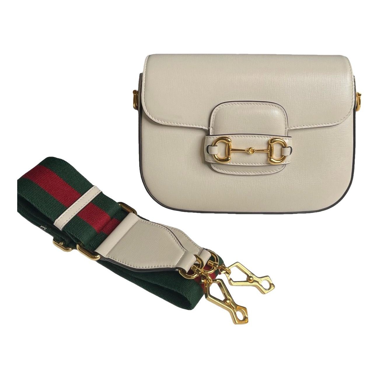 Horsebit 1955 Flap leather handbag