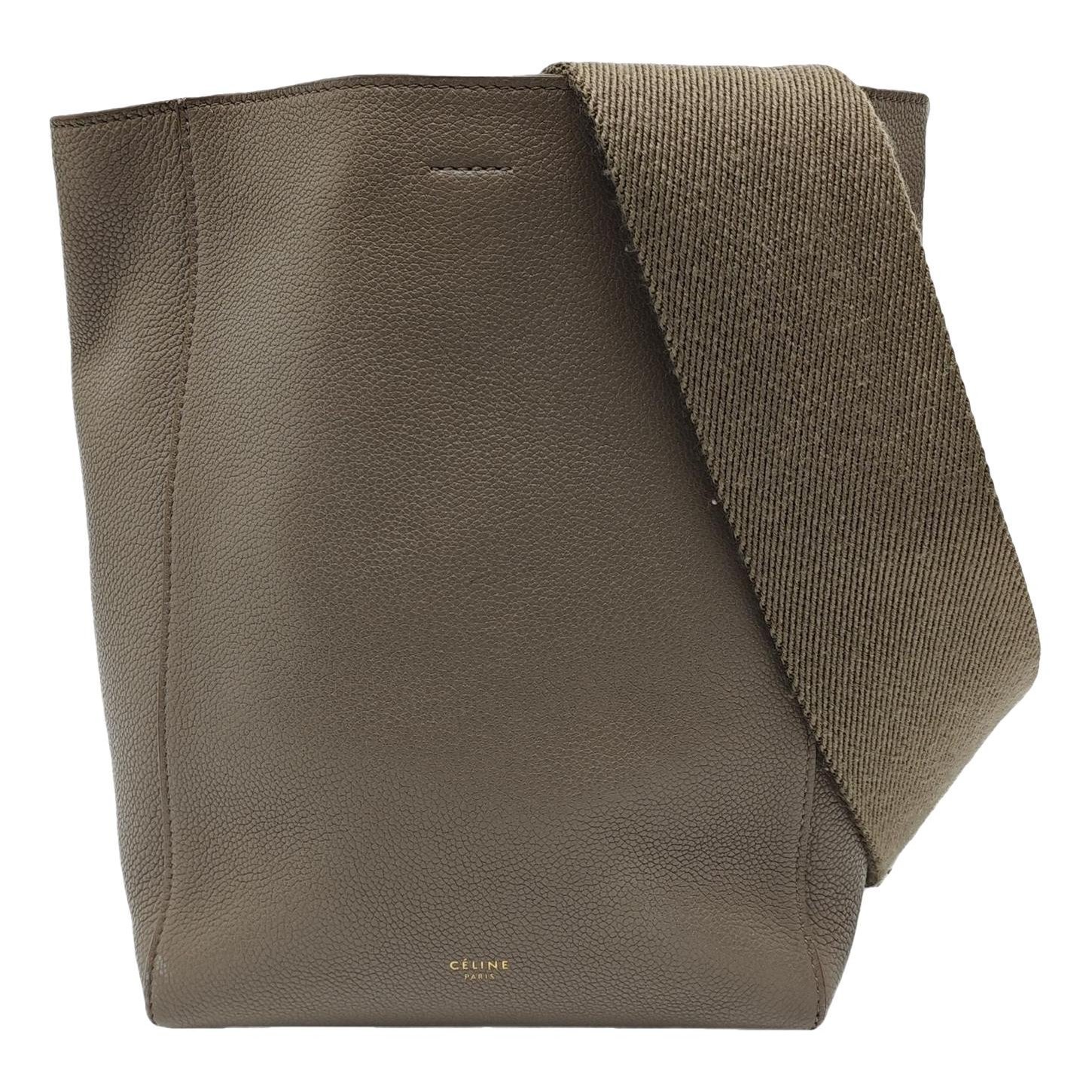 Seau Sangle leather handbag