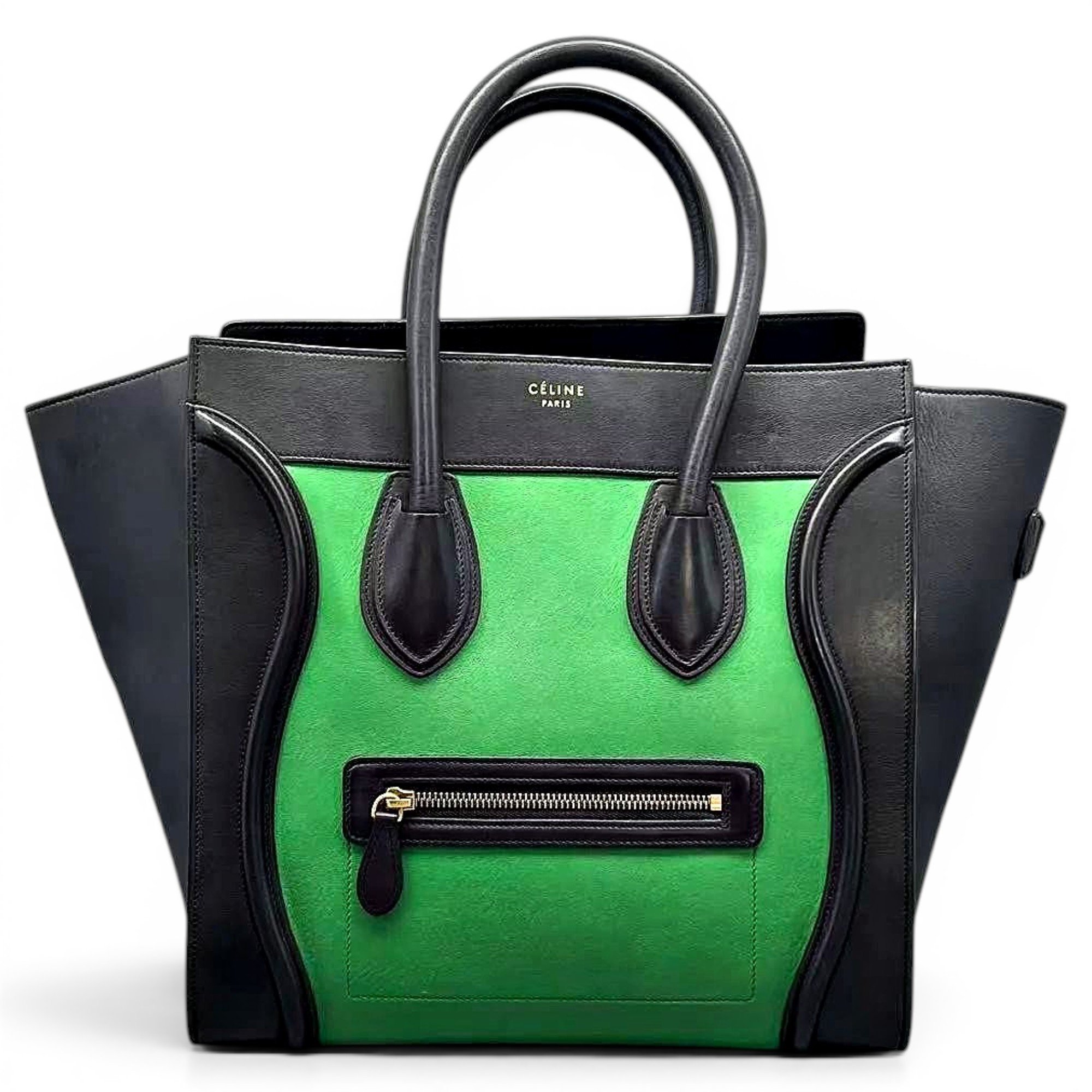 Luggage leather tote