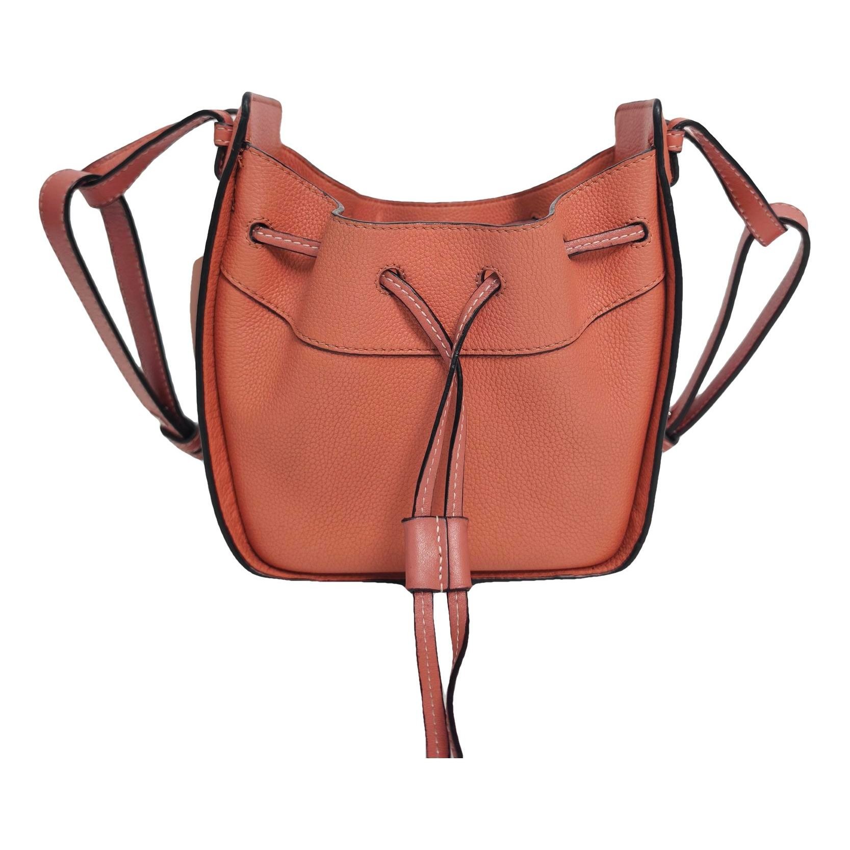 Hammock leather handbag