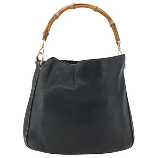 Bamboo leather handbag