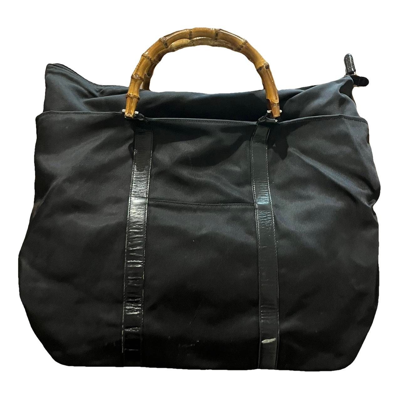 Vintage Bamboo cloth handbag