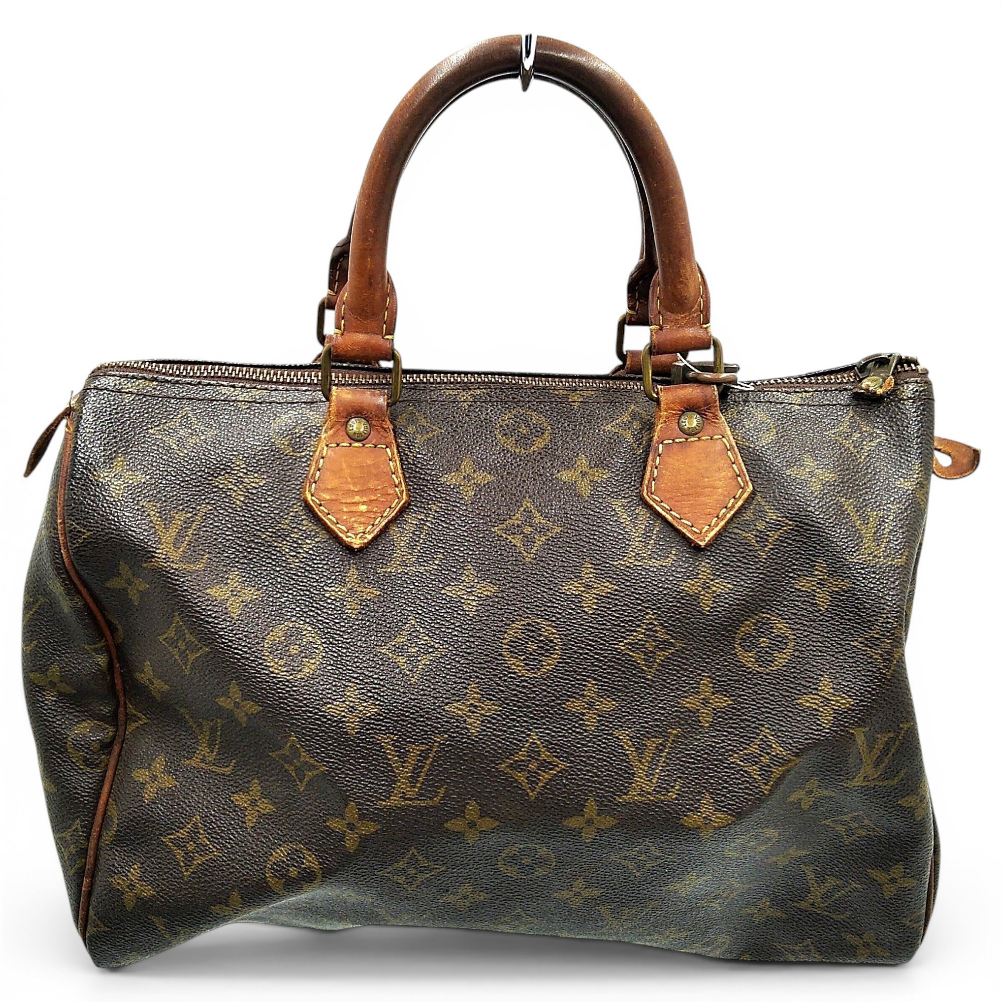 Speedy leather handbag