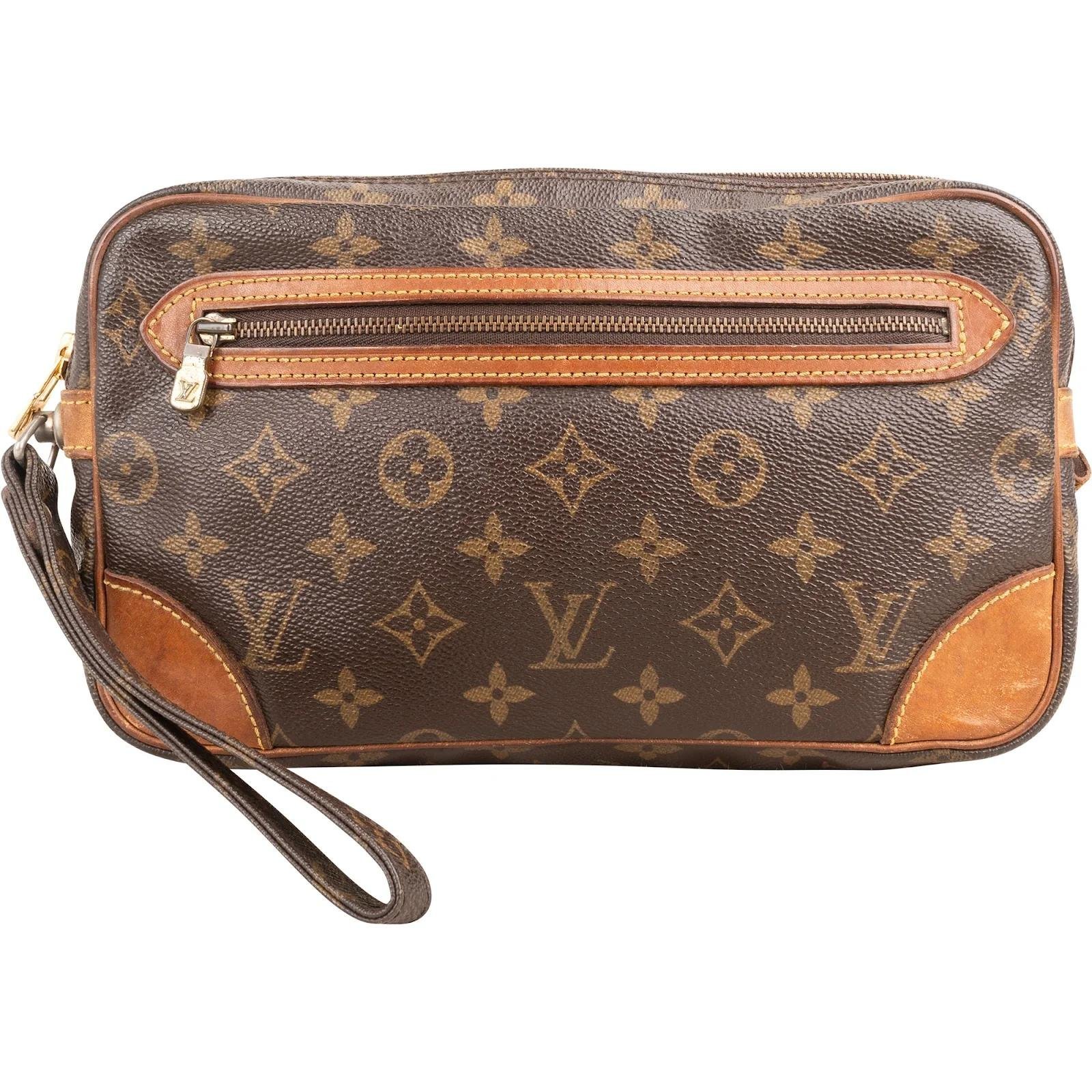 Marly Dragonne leather clutch bag