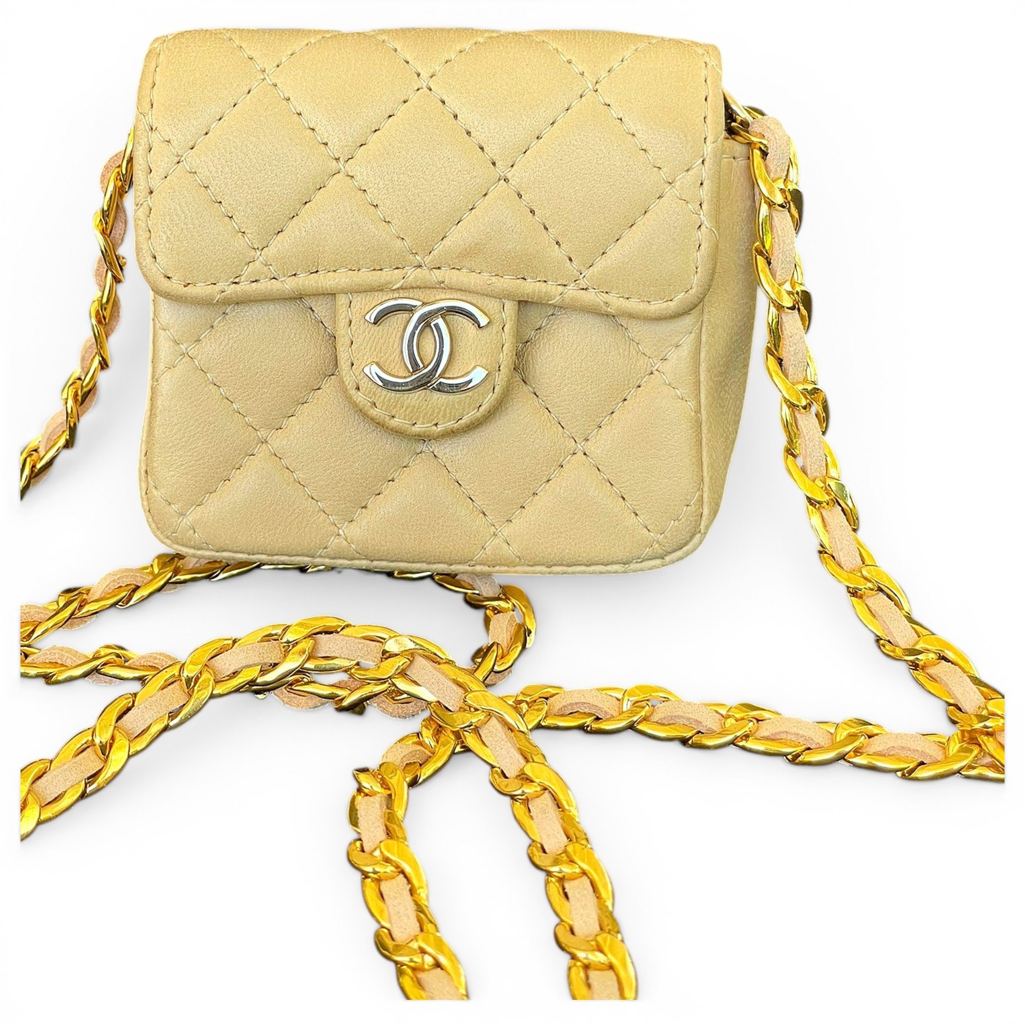 Wallet On Chain Timeless/Classique leather crossbody bag
