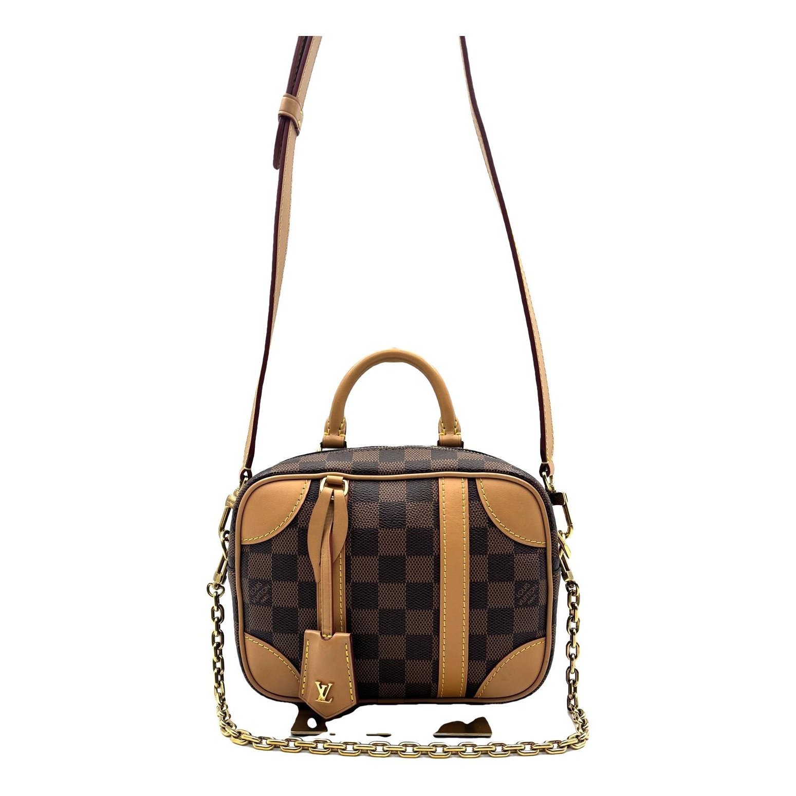 Valisette leather handbag