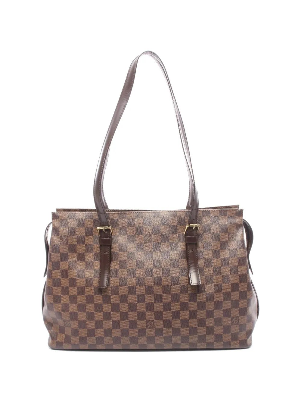 2006 Chelsea Damier Ebene canvas shoulder bag