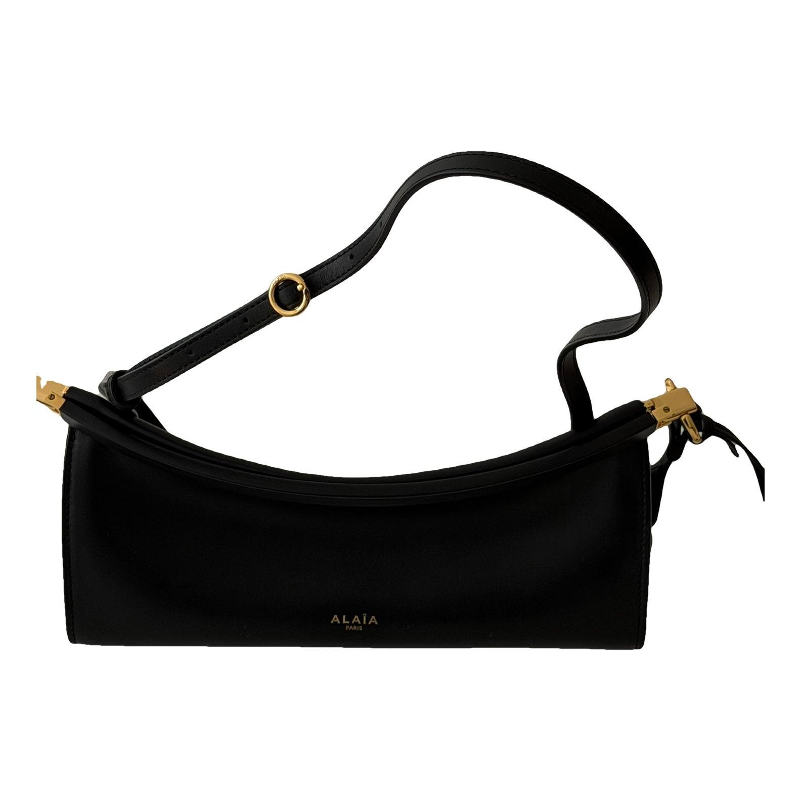 Le Click East West leather handbag