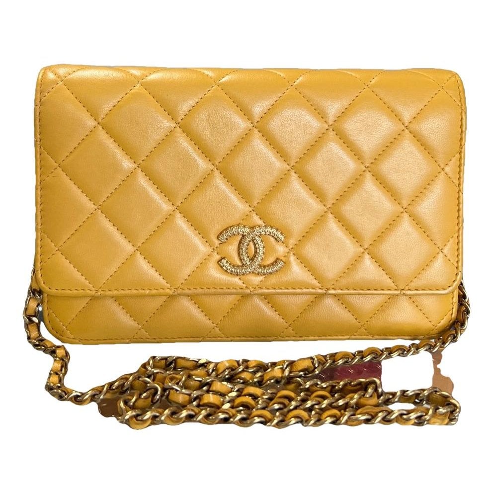 Wallet On Chain Timeless/Classique leather handbag