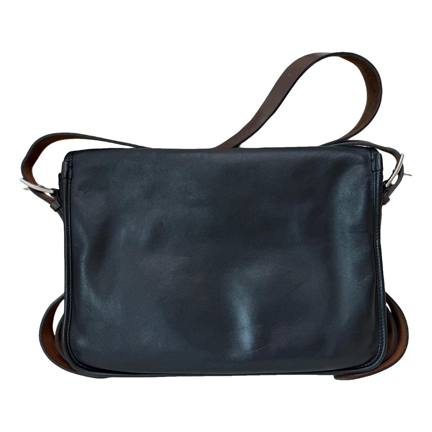 Barda leather handbag