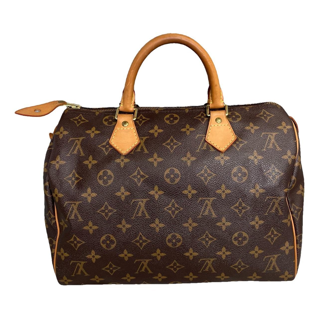 Speedy leather handbag