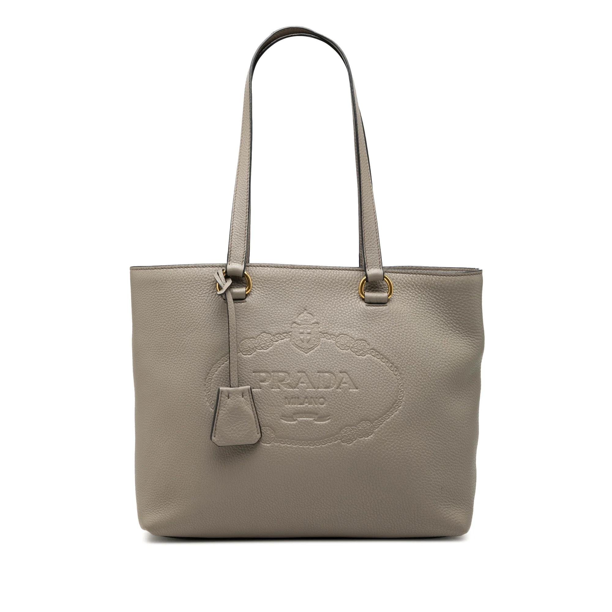 Leather tote