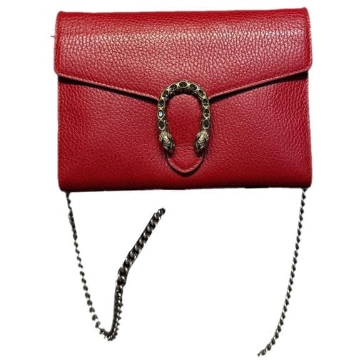 Dionysus Chain Wallet leather handbag