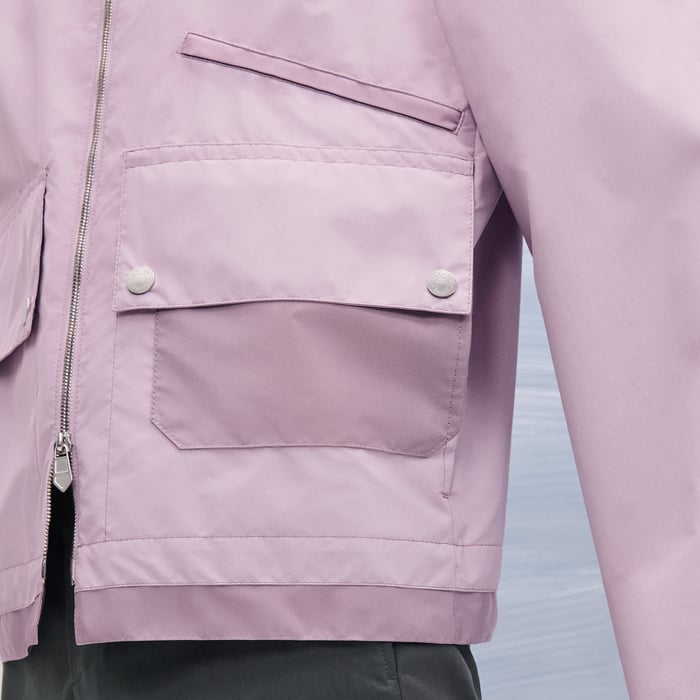 Rose Cendré Hooded Jacket
