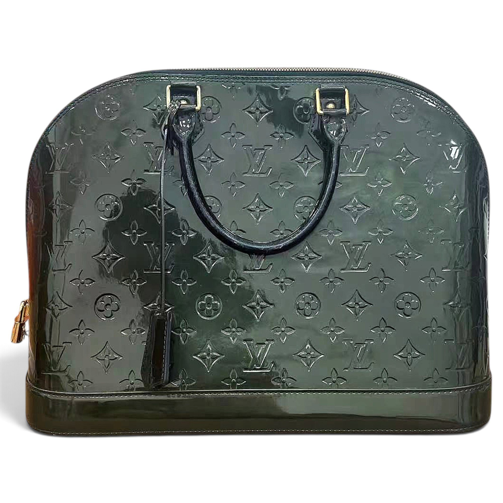 Alma patent leather handbag
